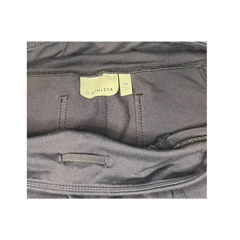 Athleta Leggings w/ Zippers in Navy Blue - Women's Extra Small - Picture 6 of 6